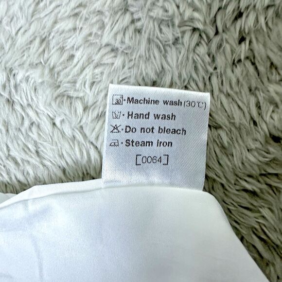 White Boho Maxi Dress XL Flutter Sleeve‎ Pockets Cutout Waist Tiered Cottagecore - Picture 12 of 15